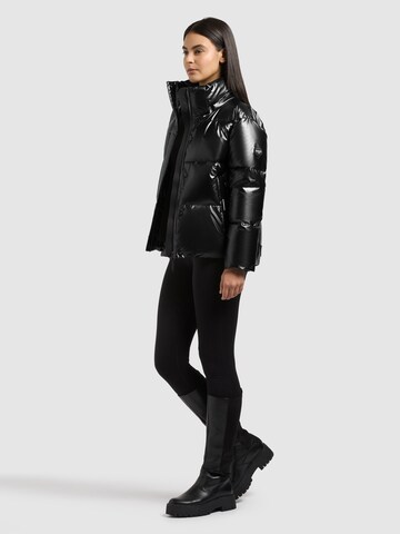khujo Winterjas 'Devina3 Shiny' in Zwart