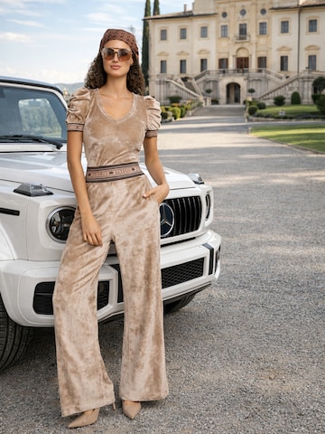 JIORO Top 'ESSENTIALS' in Beige