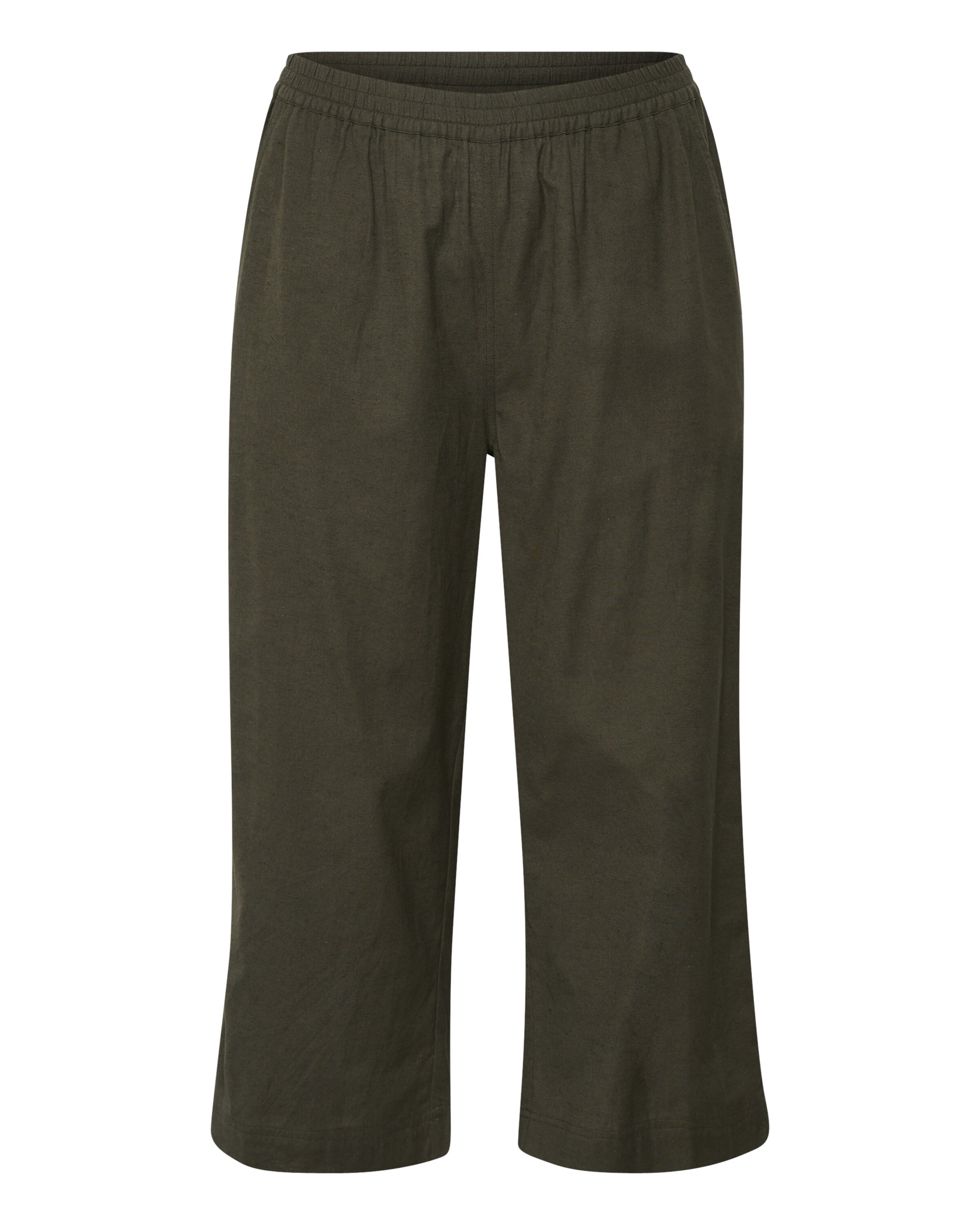 KAFFE CURVE Loosefit Bukser 'Vicca' i grøn: forside