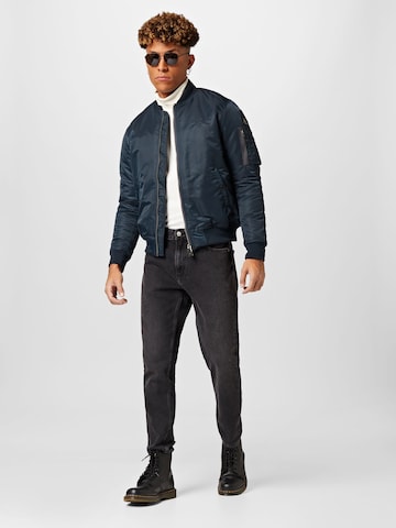 Schott NYC Between-Season Jacket 'Airforce' in Blue