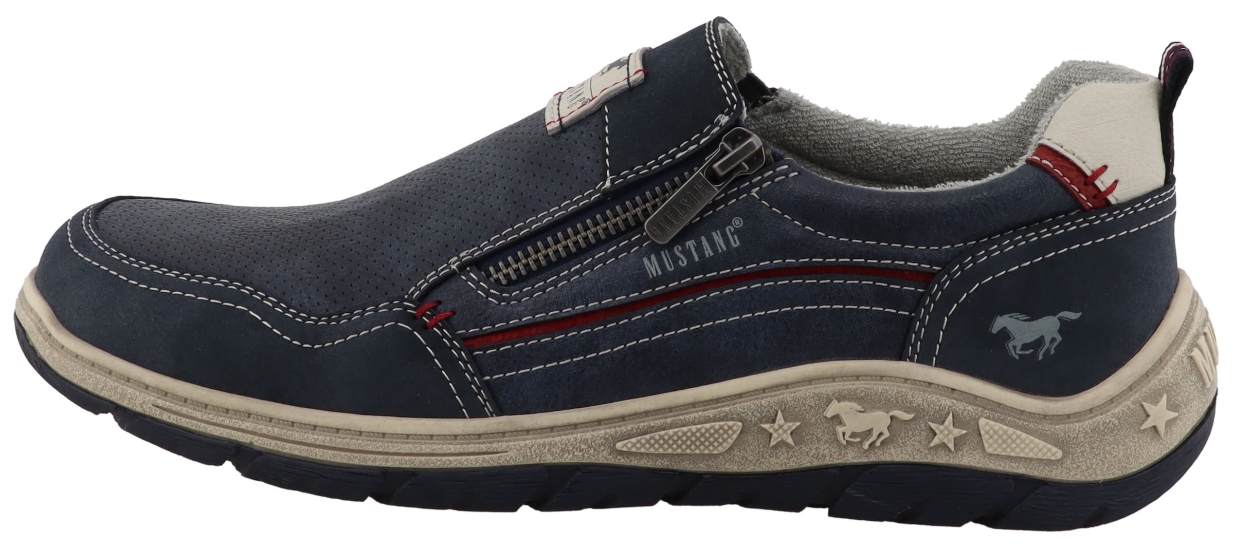 MUSTANG Slip-Ons in Blue