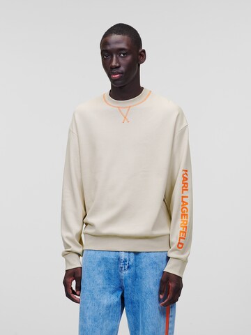Karl Lagerfeld Sweatshirt in Orange: front