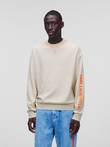 Karl Lagerfeld Sweatshirt in Oranje: voorkant