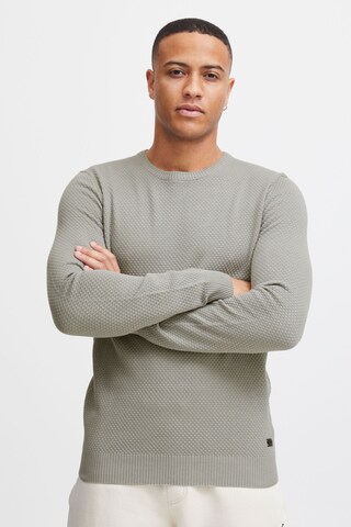 !Solid Sweater 'Karl' in Grey: front