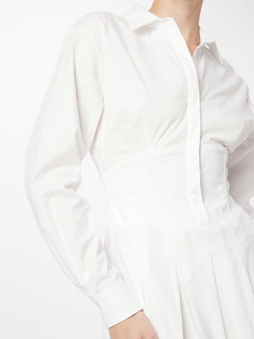 Rochie tip bluză 'AMIRA' de la Bardot pe alb