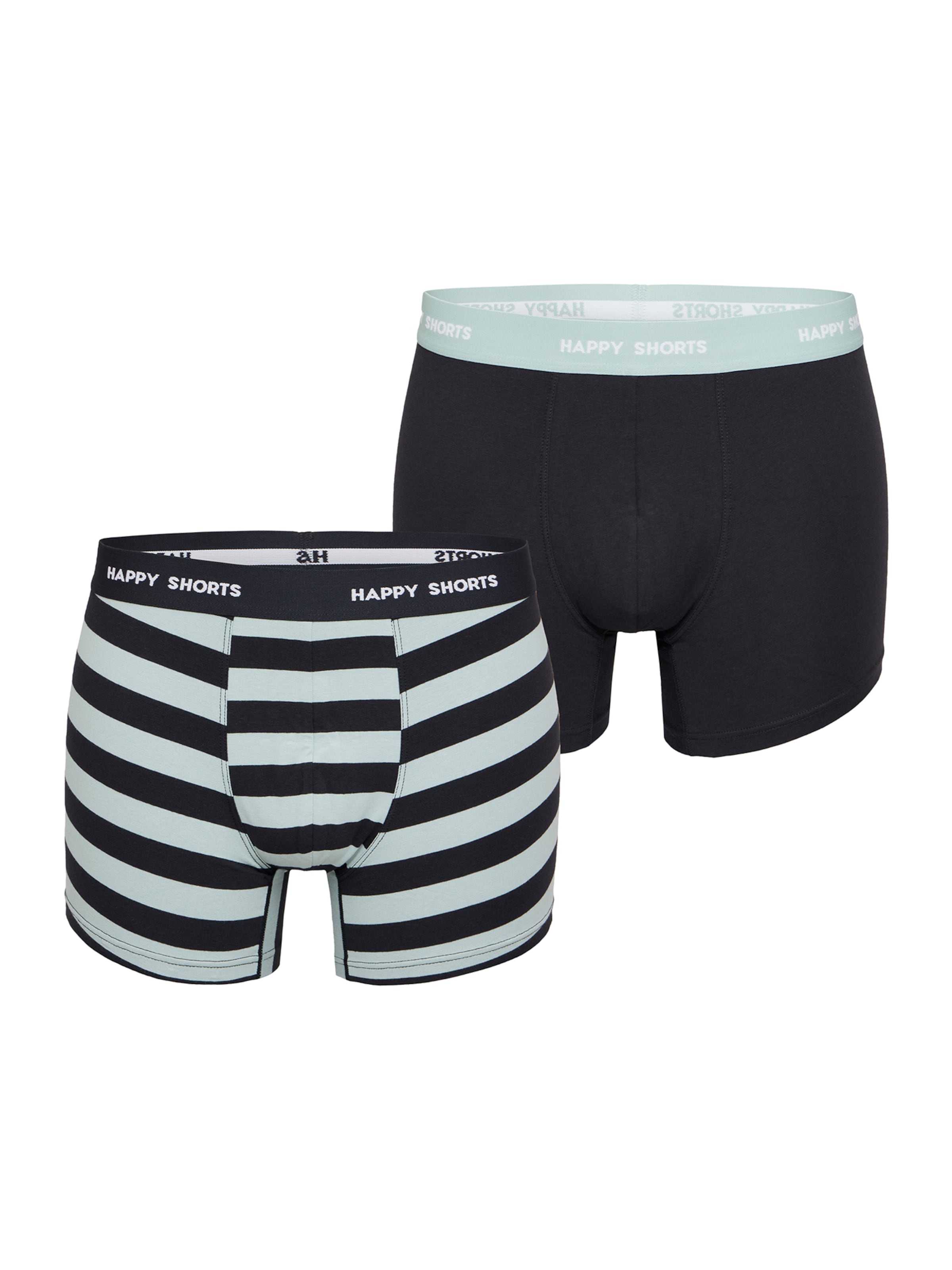 Happy Shorts Retro Pants ' Trunks ' in Blau: Vorderseite