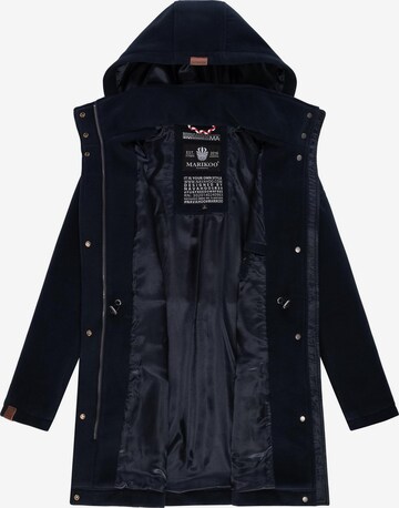 MARIKOO Between-Seasons Coat in Blue