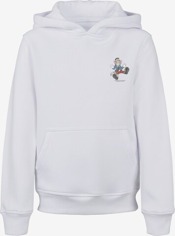 F4NT4STIC Sweatshirt 'Tom and Jerry TV Serie Frankenstein Tom' in Wit: voorkant
