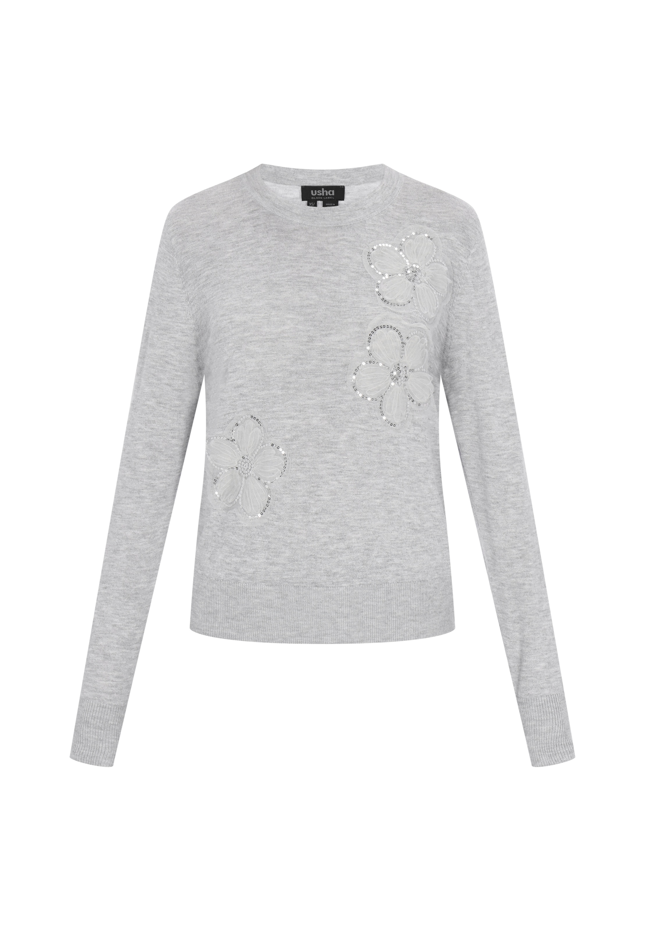 usha BLACK LABEL - Jersey 'Casual' en gris: frente