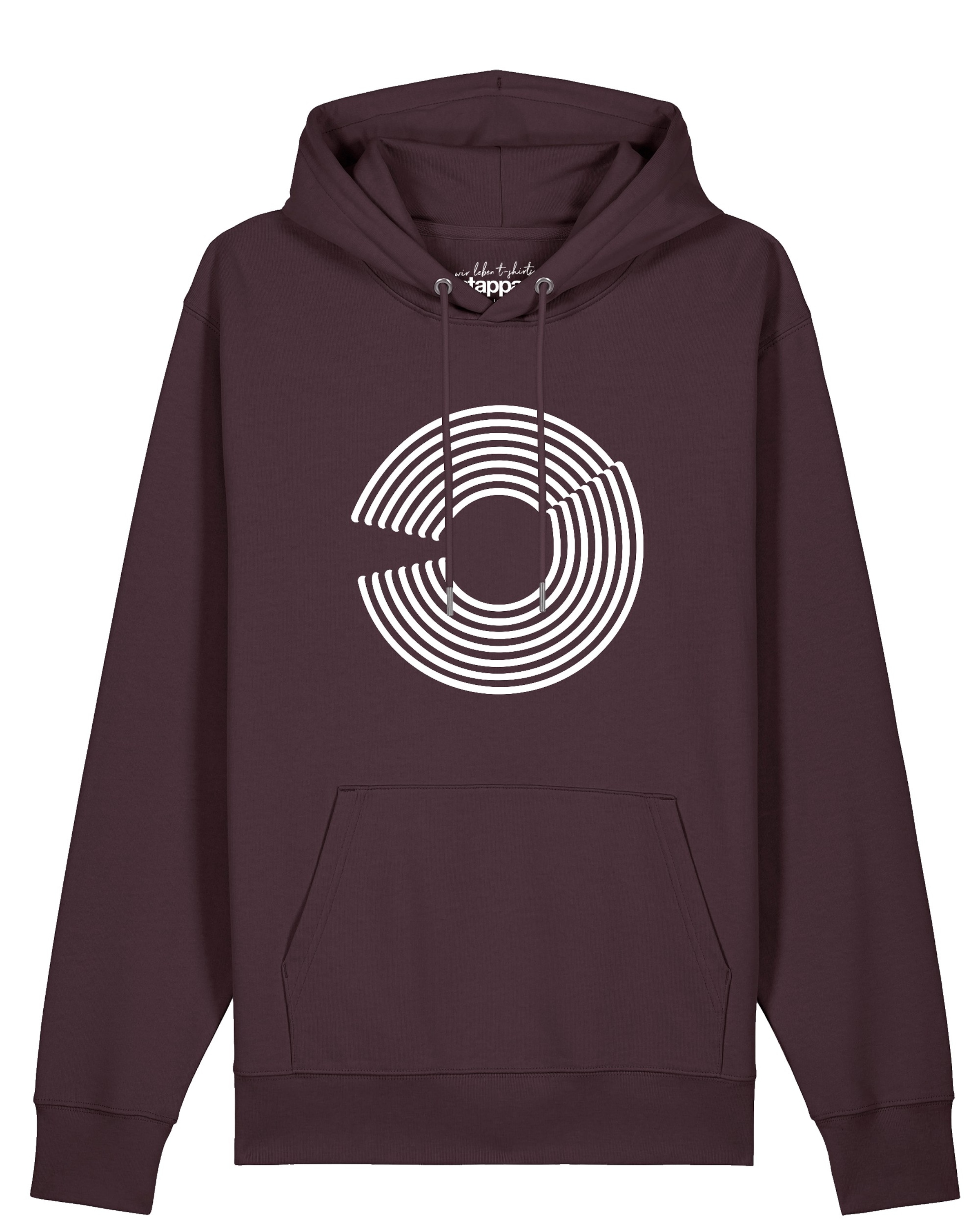 Sweat-shirt 'Abstract 01' Watapparel en marron : devant