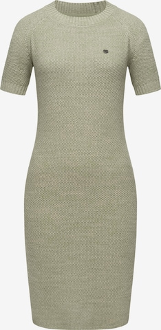 Ragwear Knitted dress 'Kolya' in Green: front