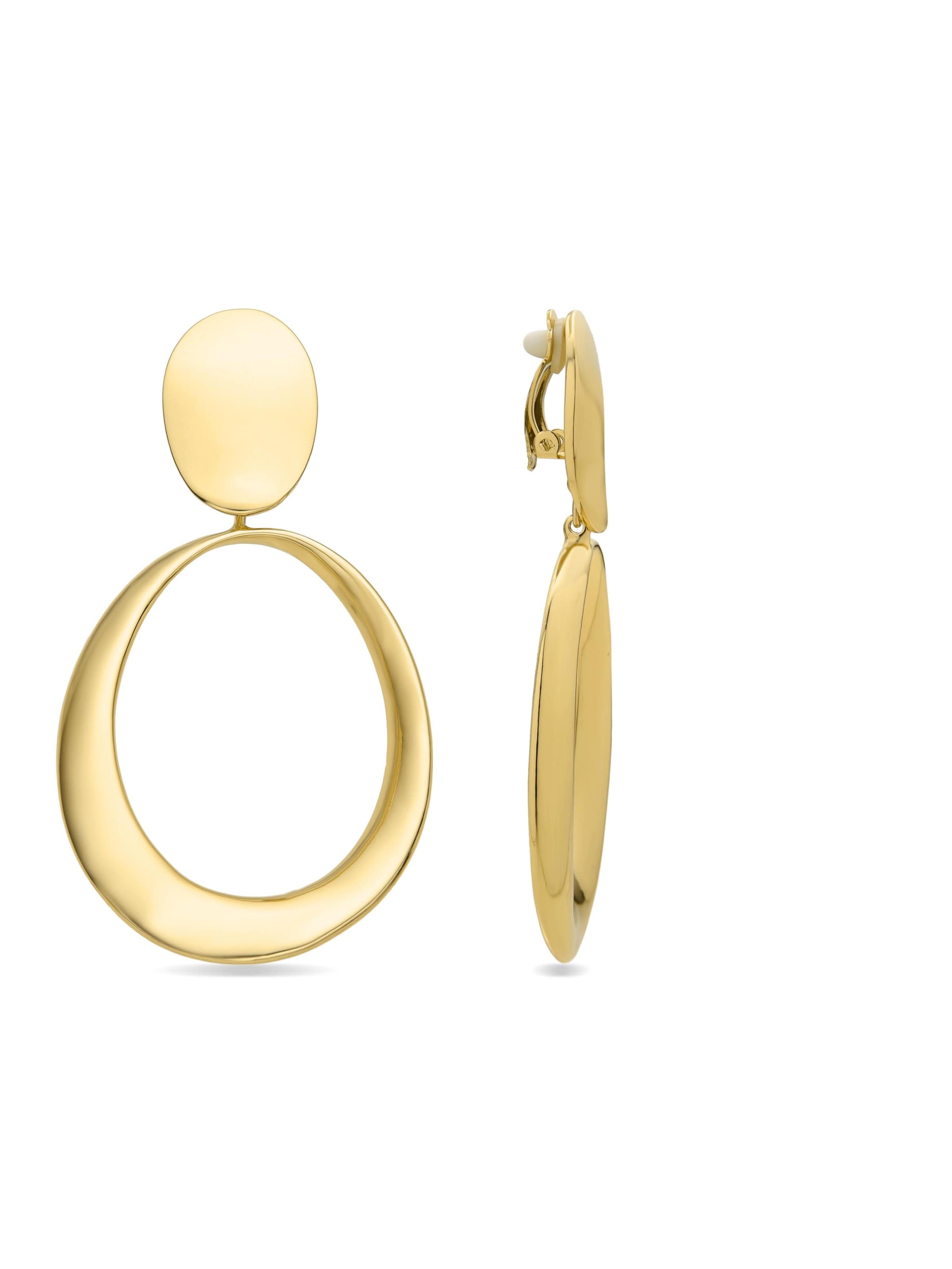 Luxenter Ohrringe 'Elnath'‌‌‌‌‌‌‌‌‌ in Gold: Vorderseite