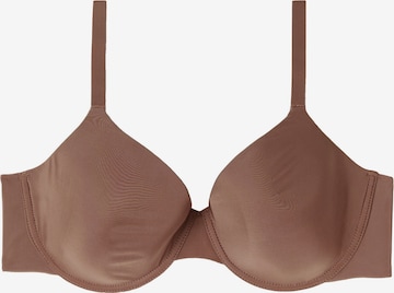 INTIMISSIMI Balconette Bra in Brown: front