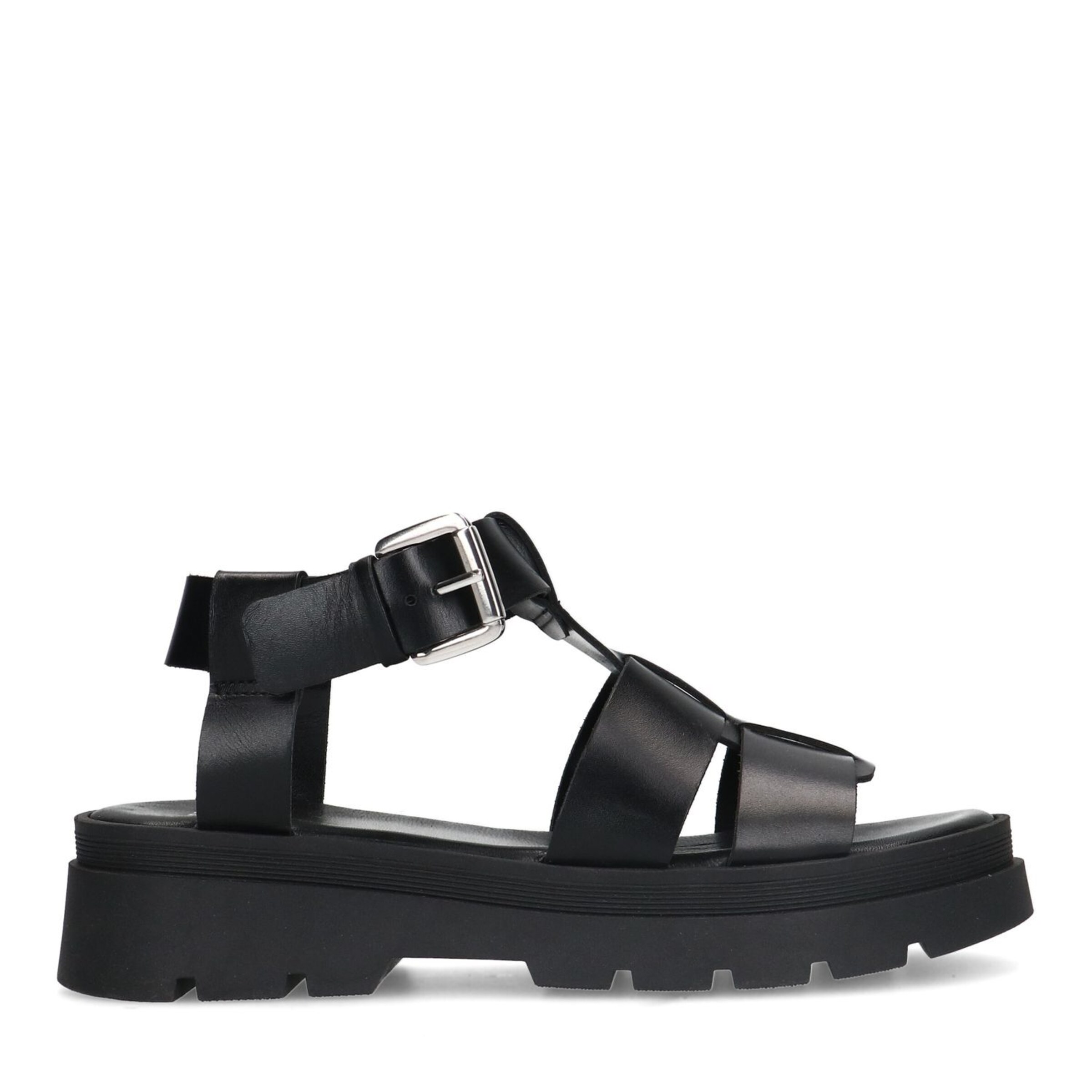 MANFIELD Sandals in Black
