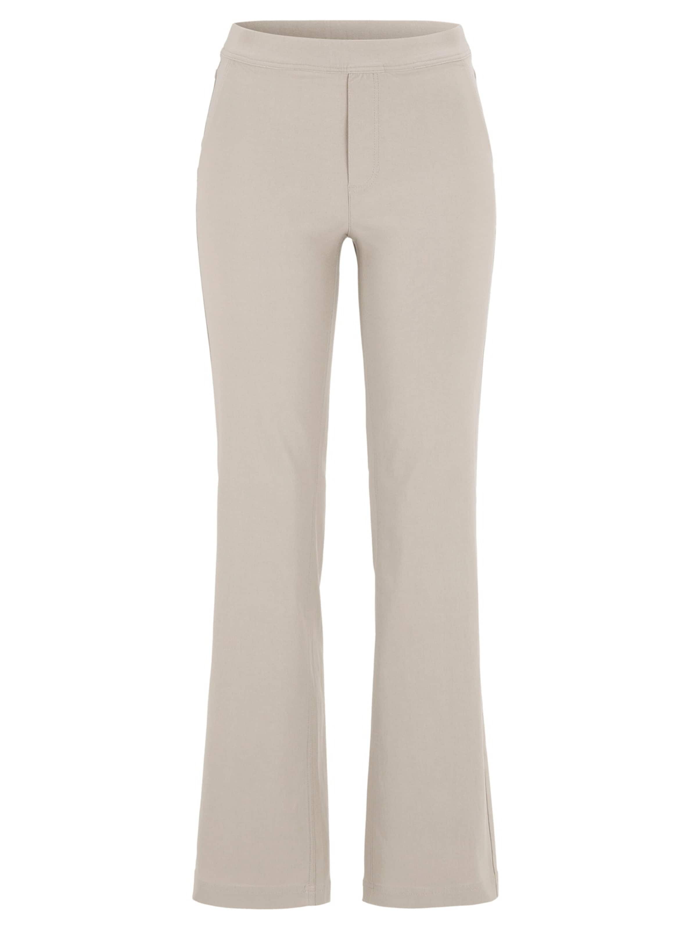 évasé Pantalon Cellbes of Sweden en beige : devant
