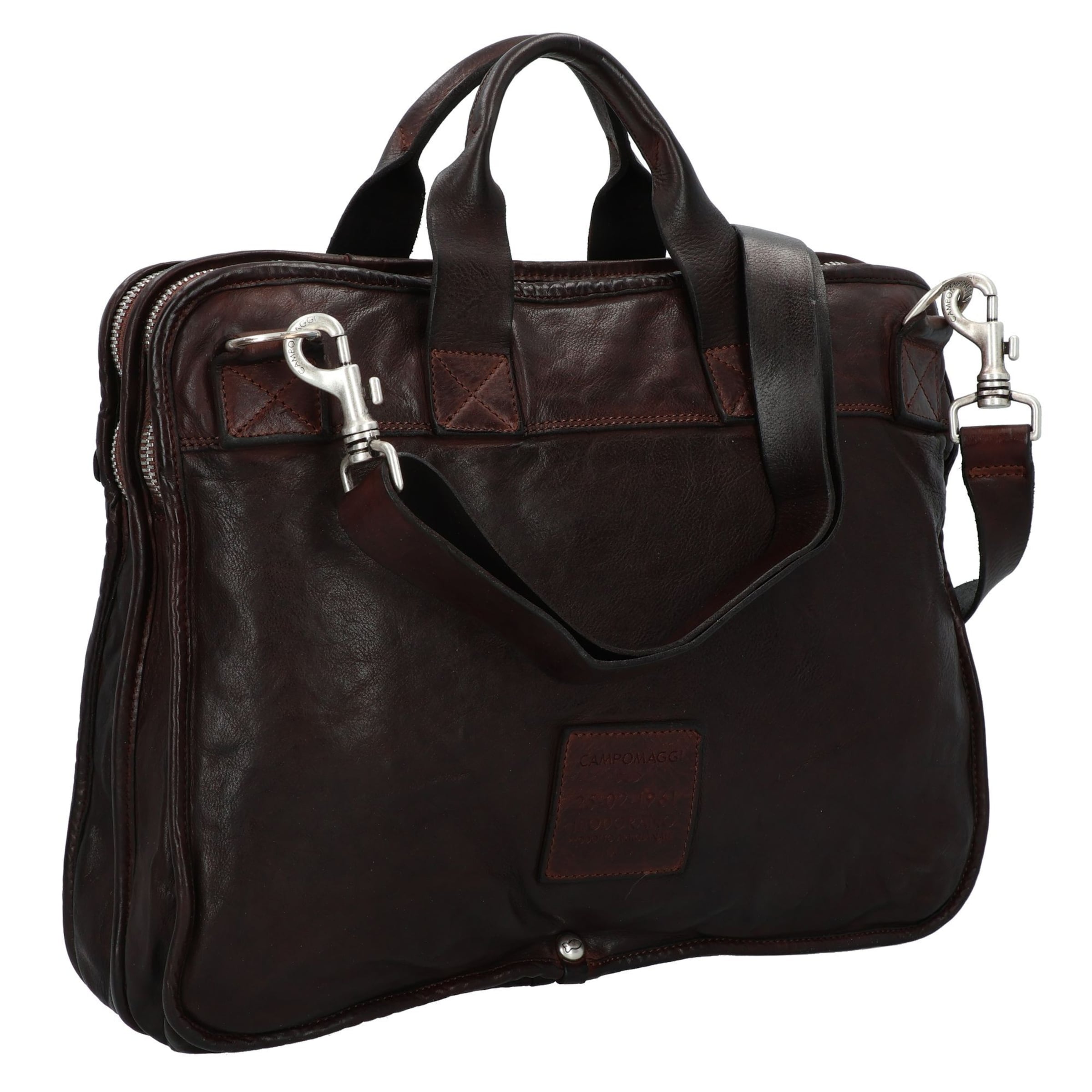 Campomaggi Document Bag 'Noce' in Brown