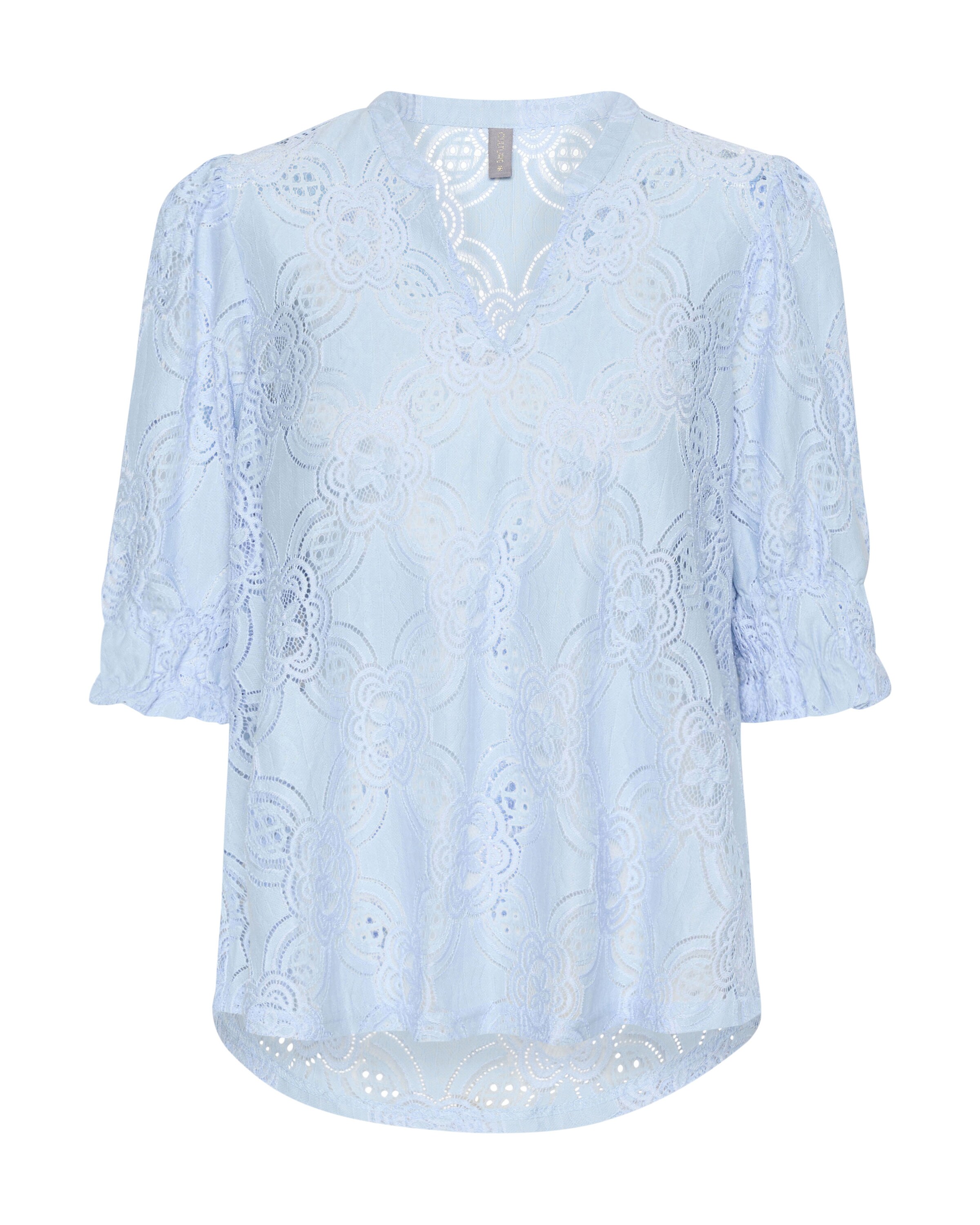 CULTURE Blouse 'Olu ' in Blauw: voorkant