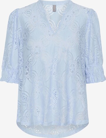 CULTURE Blouse 'Olu ' in Blauw: voorkant