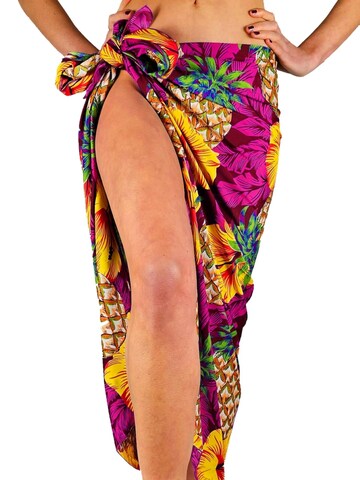 King Kameha Scarf 'Pineapple Hibiscus' in Pink