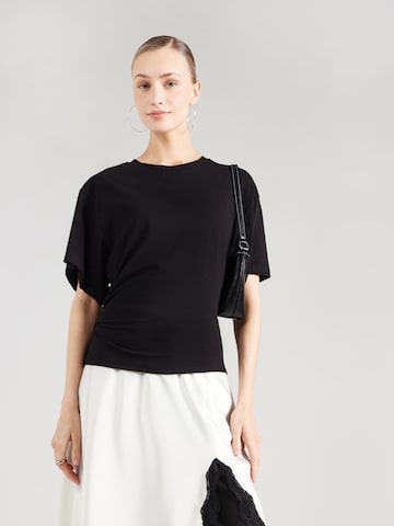 T-shirt WEEKDAY en noir : devant