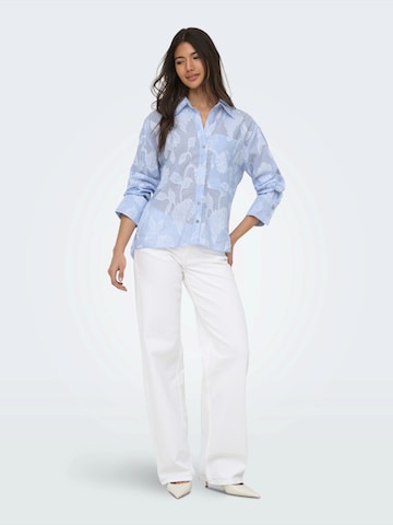 Chemisier 'ONLASTANA' ONLY en bleu