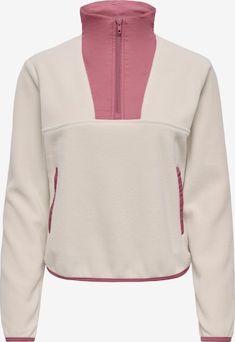 ONLY PLAY Sportpullover 'ONPBETH' in Beige: Vorderseite