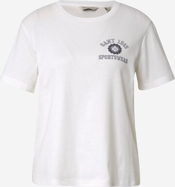 GANT - Camiseta en blanco: frente