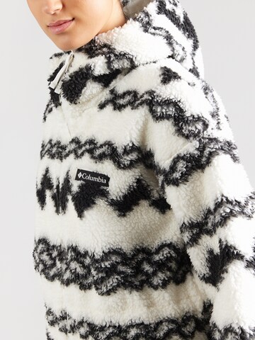 Giacca di pile funzionale 'Rare Escape' di COLUMBIA in bianco