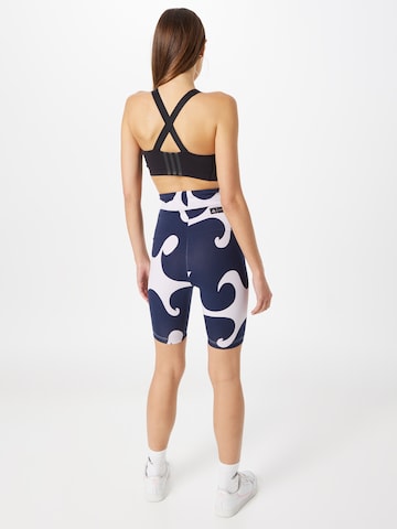 ADIDAS SPORTSWEAR Skinny Workout Pants 'Marimekko Rib Knee ' in Blue