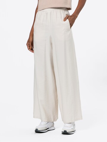 DRYKORN Wide leg Pants 'WINDY' in White: front