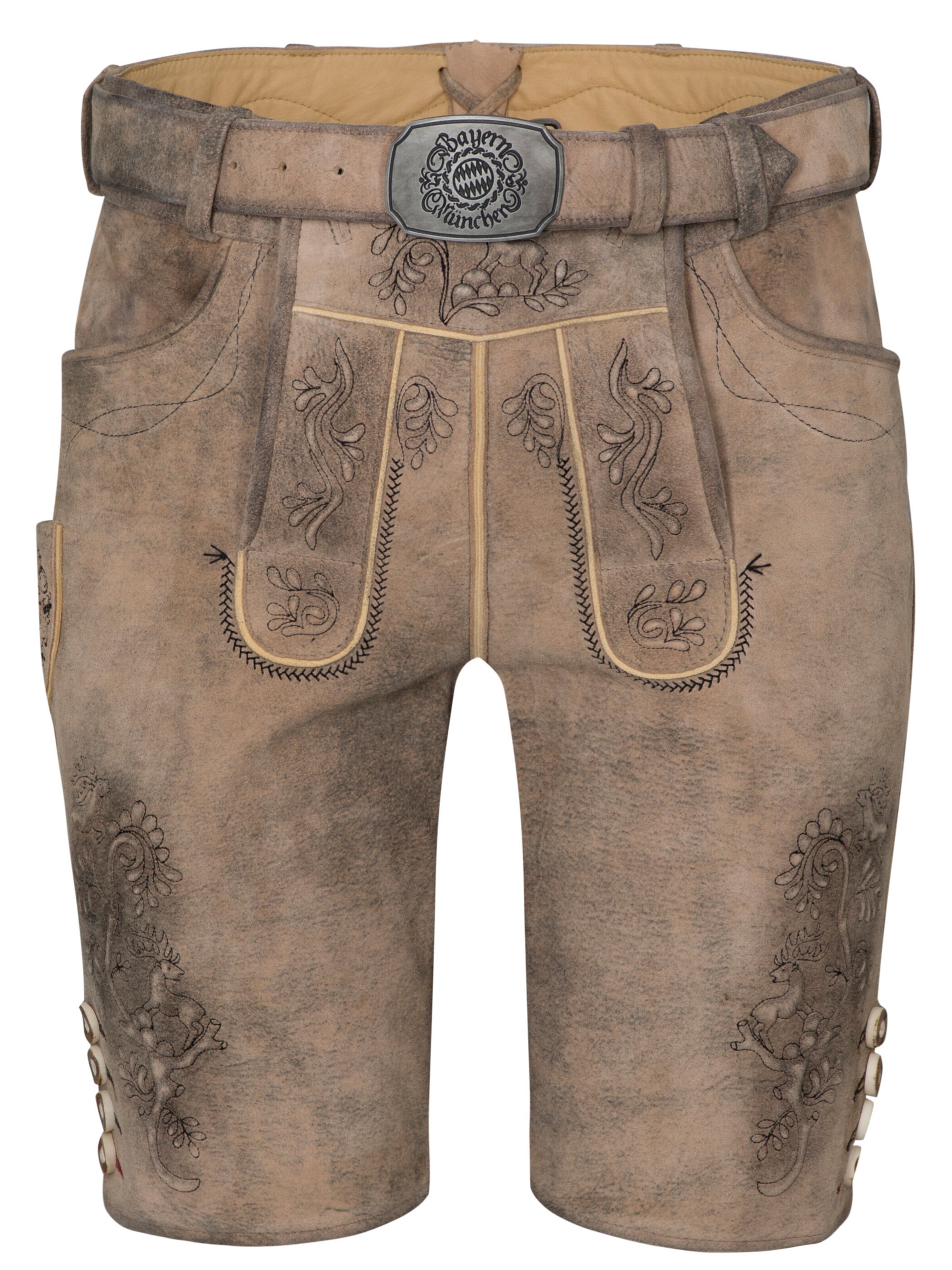 SPIETH & WENSKY Lederhose FCB-Gotteszell in braun, Produktansicht