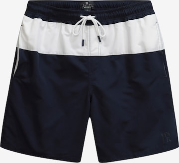 Shorts de bain JAY-PI en bleu : devant