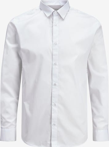 JACK & JONES Button Up Shirt 'Joe' in White: front