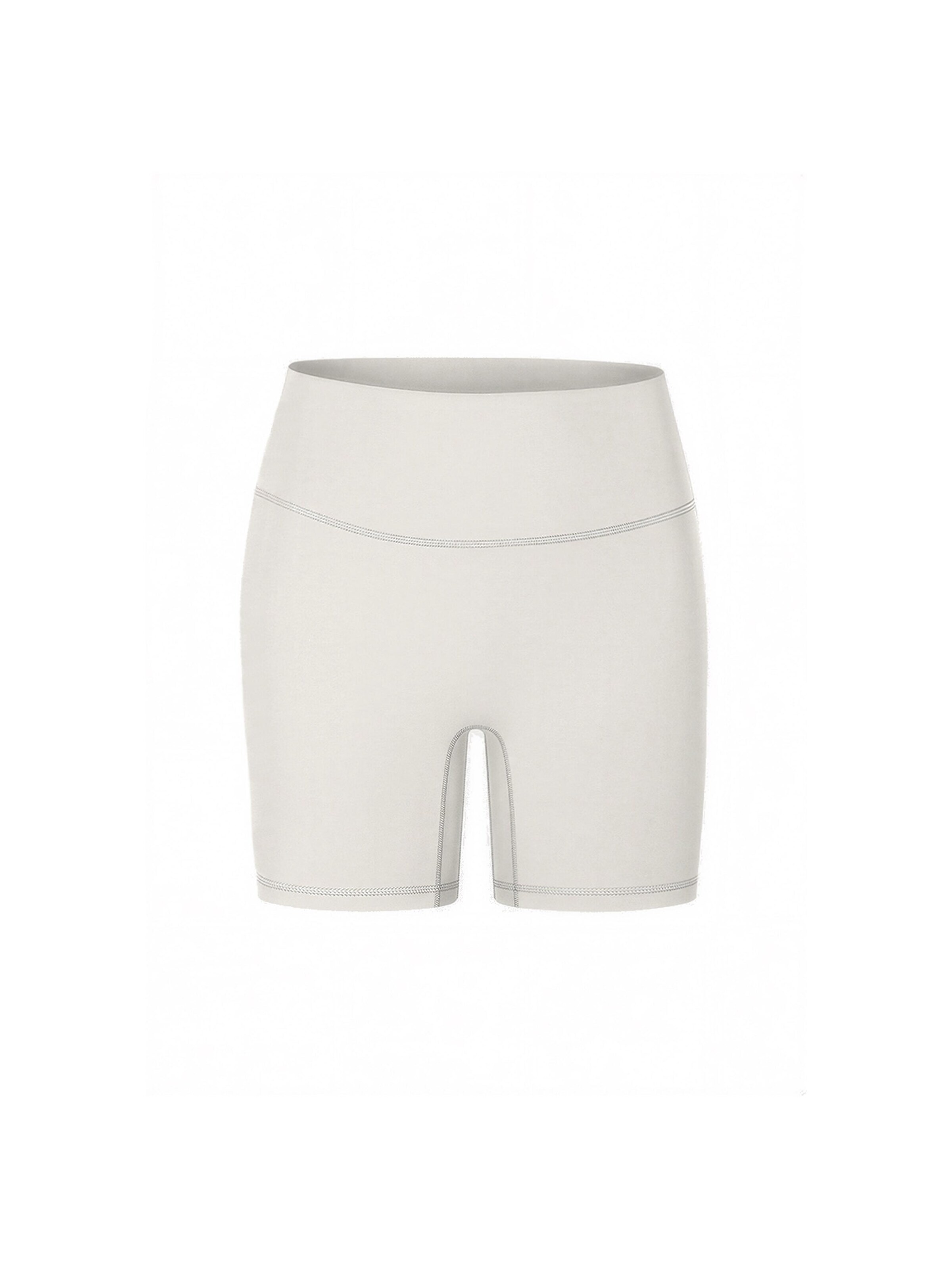 GOD SAVE QUEENS Skinny Leggings 'Second Skin Studio Biker Shorts' in Beige: voorkant