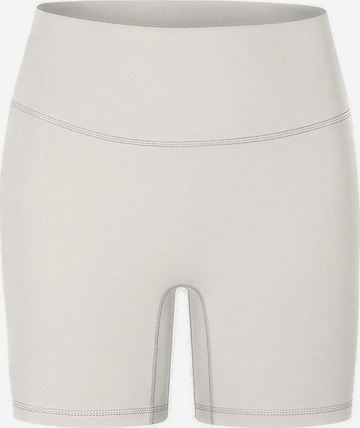 GOD SAVE QUEENS Skinny Leggings 'Second Skin Studio Biker Shorts' in Beige: voorkant