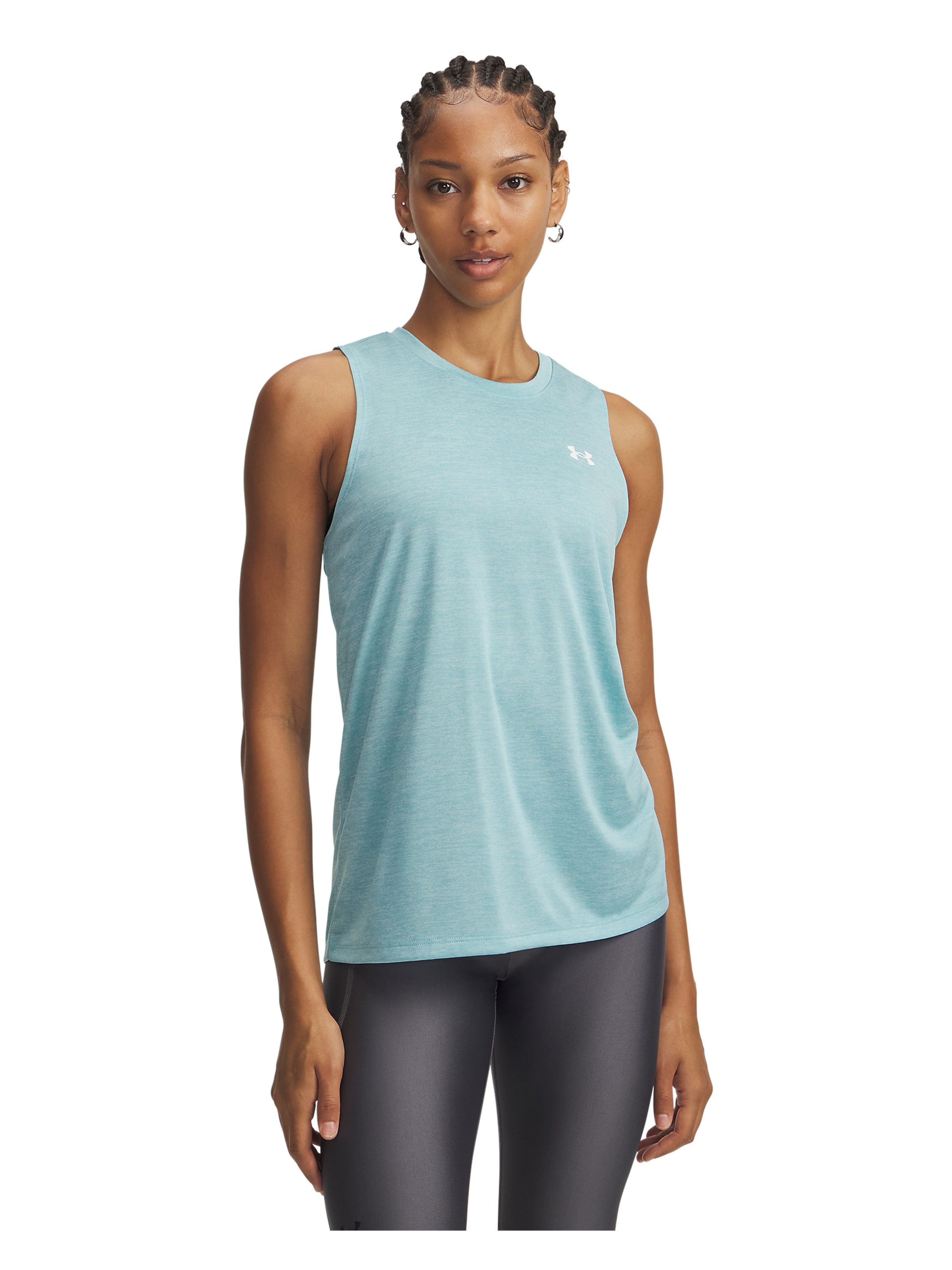 UNDER ARMOUR Sporttop ' Twist ' in Blauw: voorkant