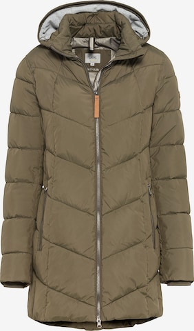 CAMEL ACTIVE Winter Coat in Green: front