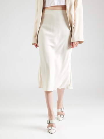 Jupe 'YASPella' YAS en beige : devant