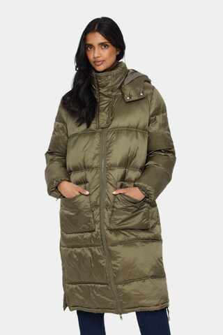 SAINT TROPEZ Wintermantel 'Frances' in Grün: Vorderseite