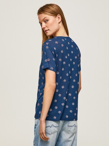 Pepe Jeans T-Shirt 'Nyla' in Blau