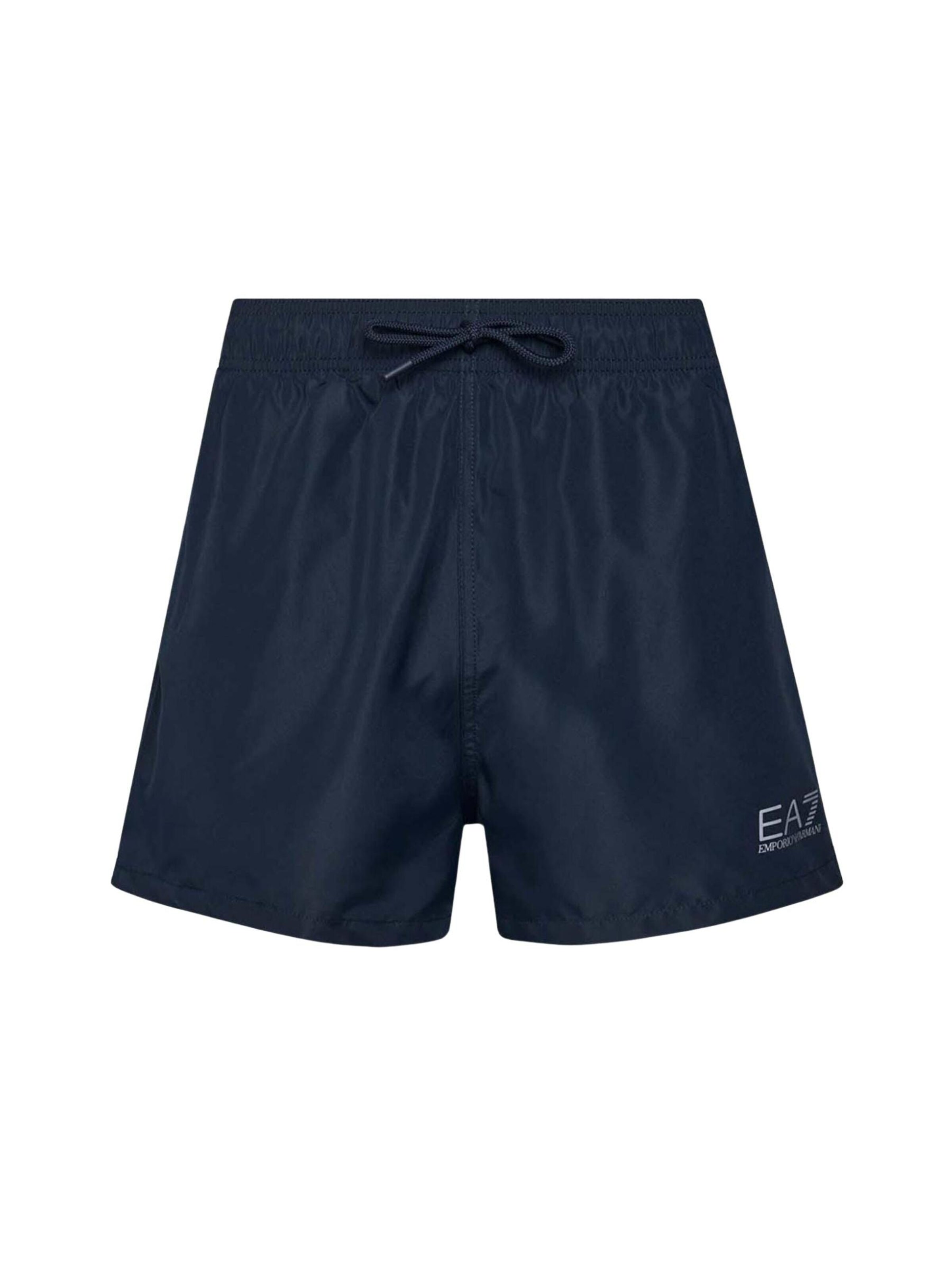 EA7 Emporio Armani - Calzoncillo boxer 'EA7 EMPORIO ARMANI MAN WOVEN BOXER BEACHWEAR Costumi da bagno' en azul: frente