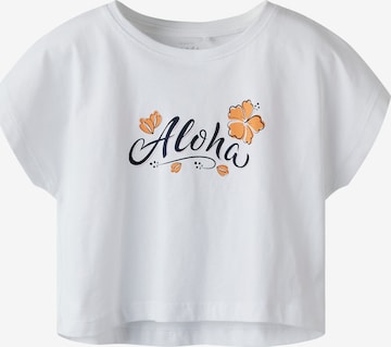 T-Shirt 'NKFVilma' NAME IT en blanc : devant