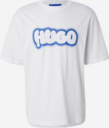 HUGO - Camisa 'Nulibax' em branco: frente