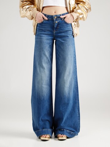 Wide leg Jeans 'Stella' de la Versace Jeans Couture pe albastru: față