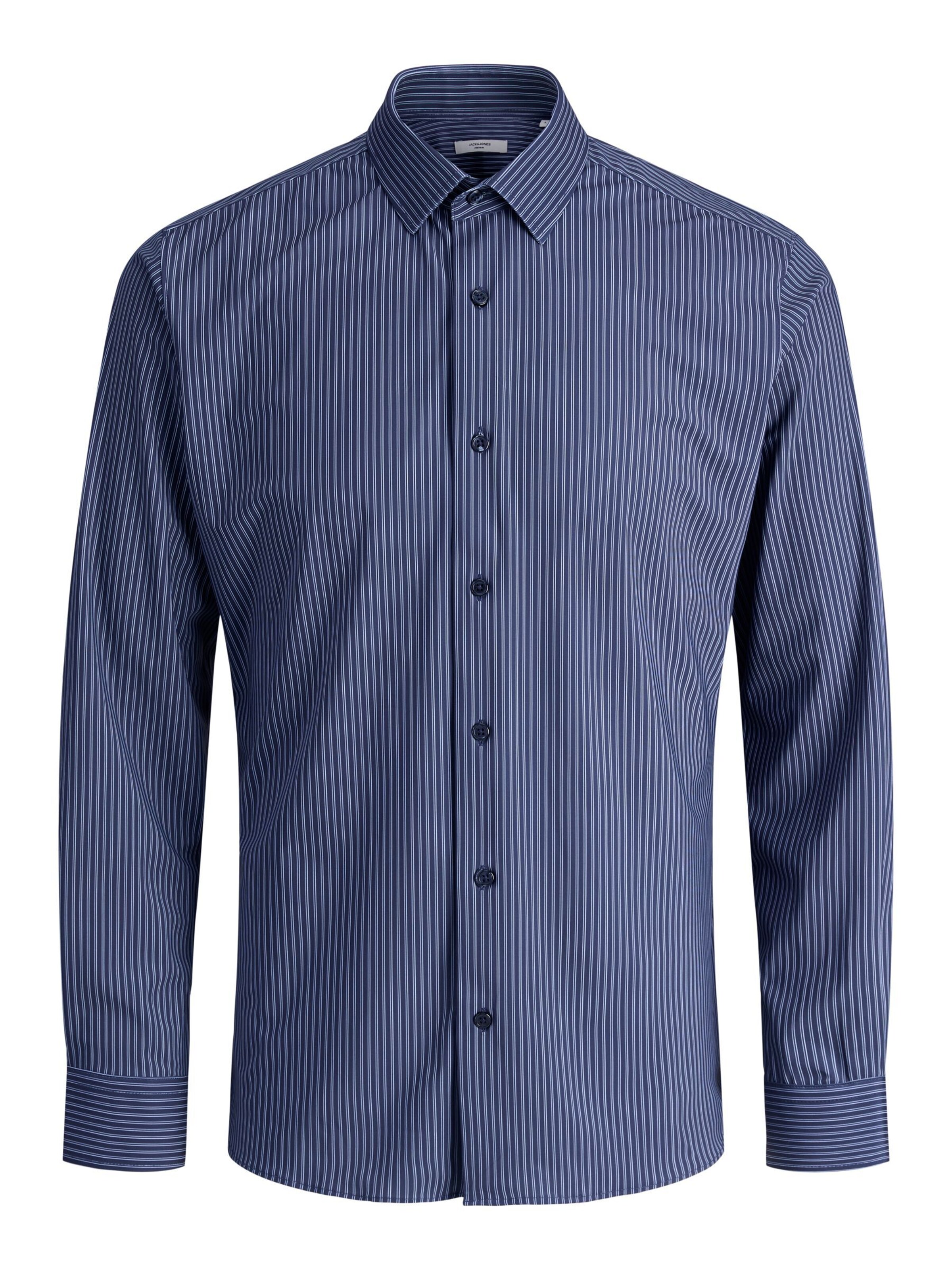 Jack & Jones Plus Regular Fit Forretningsskjorte i blå: forside