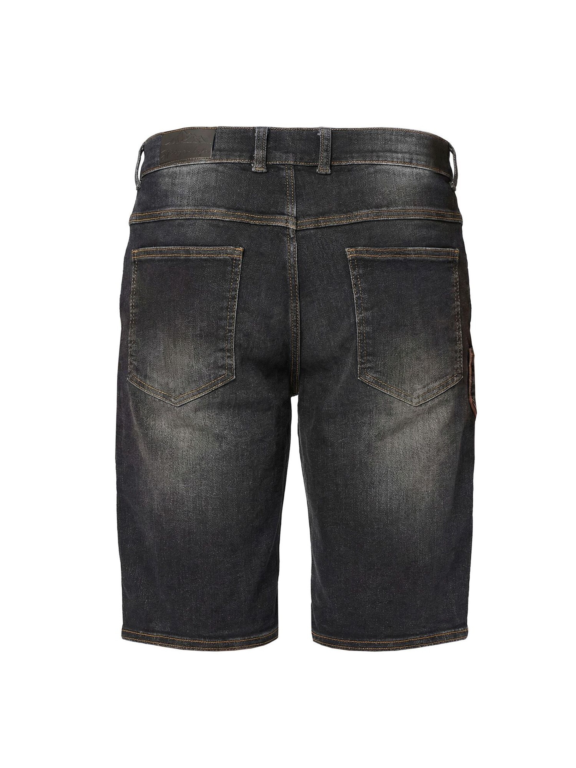Steigenhöfer Regular Traditional Pants 'Jeans Leonard' in Black