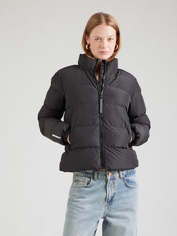 Veste mi-saison Superdry en noir : devant