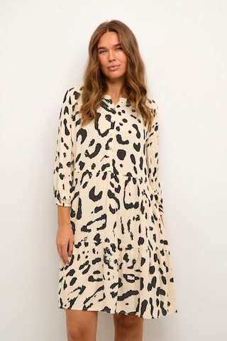 CULTURE Shirt Dress 'Drea' in Beige: front