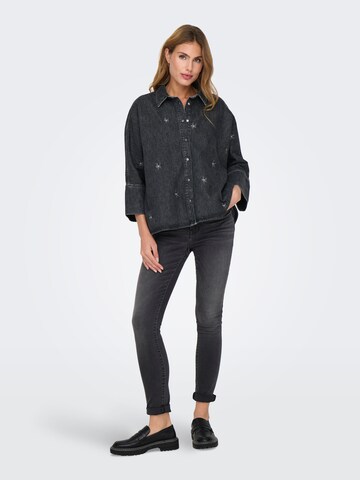 ONLY Bluse 'ONLGrace' in Schwarz