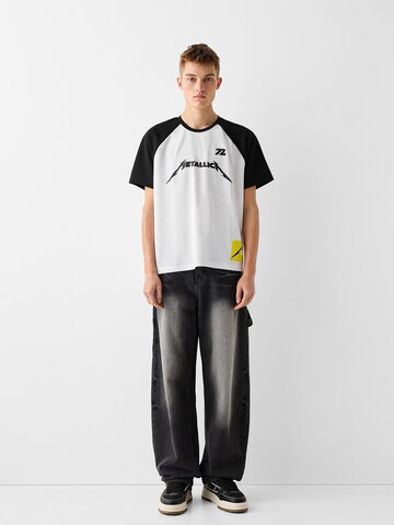 Bershka Shirt in Wit